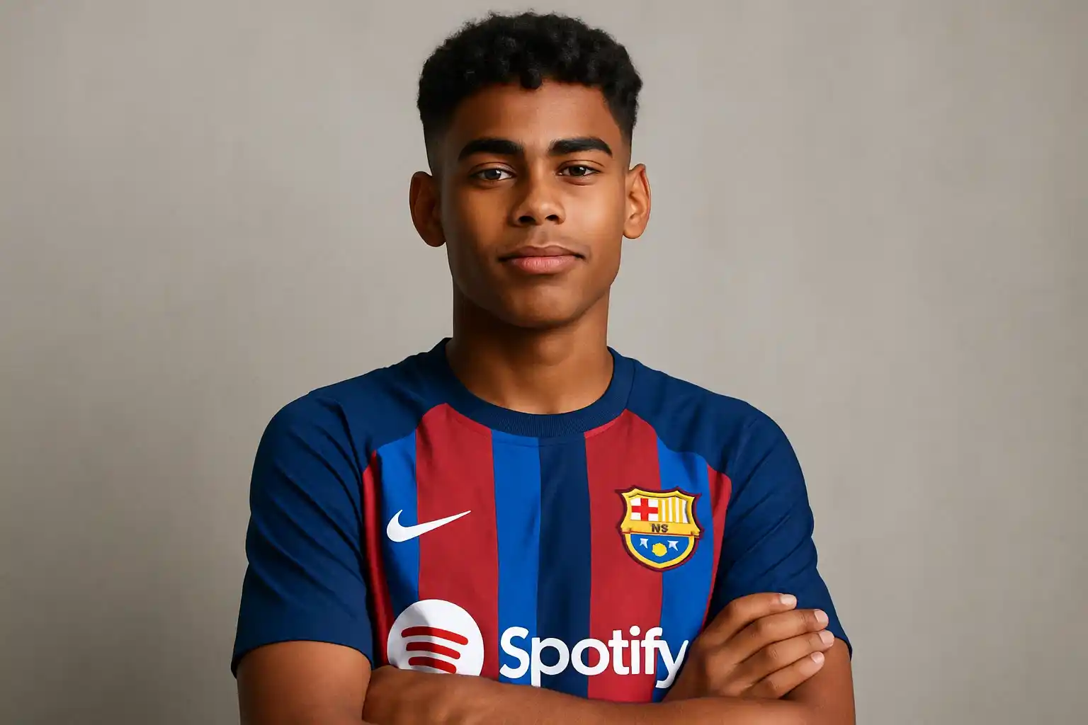 Lamine Yamal tự tin trong màu áo số 10 của Barcelona